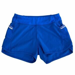ATHLETA GIRL Royal Blue Active Shorts Size Medium 8/10